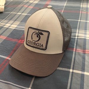 Peach state pride trucker hat